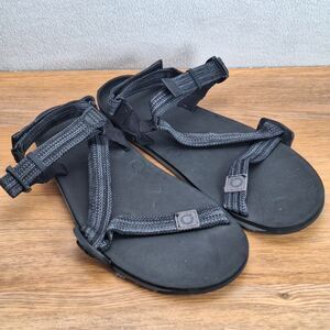 Xero Shoes Z-Trail EV Sandals Men 9 Black Minimalist Trail Hiking Sport Shoes